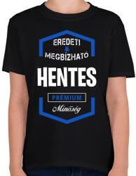 printfashion Hentes prémium minőség - Gyerek póló - Fekete (1467297)