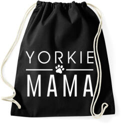 printfashion Yorkie Mama - Sportzsák, Tornazsák - Fekete (2581136)