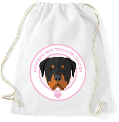 printfashion Büszke gazdi: Rottweiler - Sportzsák, Tornazsák - Fehér (1937904)