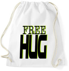 printfashion Free hug - Sportzsák, Tornazsák - Fehér (1949364)