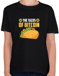 printfashion BITCOIN 4 EVER 74 - Gyerek póló - Fekete (6206233)