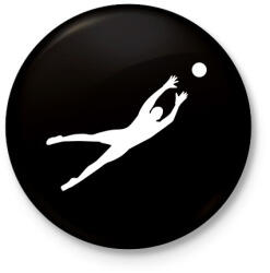 printfashion Kapus - Kitűző, hűtőmágnes - Fekete (4964978)