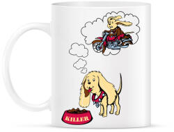 printfashion Kutya - Killer - Bögre - Fehér (4214491)