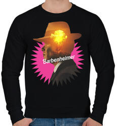 printfashion Barbenheimer - Férfi pulóver - Fekete (14115181)