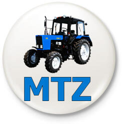 printfashion MTZ - Kitűző, hűtőmágnes - Fehér (15946033)