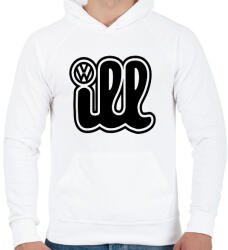 printfashion VW ill - Férfi kapucnis pulóver - Fehér (1687932)