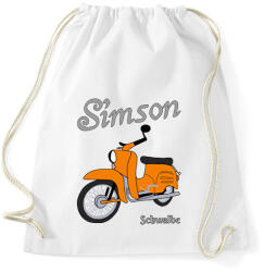 printfashion Simson schwalbe - Sportzsák, Tornazsák - Fehér (2934430)