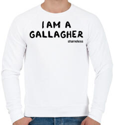 printfashion I'm a Gallagher - Shameless - Férfi pulóver - Fehér (5247443)