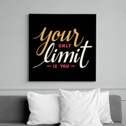 printfashion Limit - Vászonkép - Fekete (6642952)