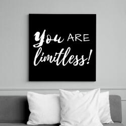 printfashion You're limitless - Vászonkép - Fekete (6652781)