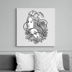 printfashion Lidérc - Vászonkép - Fehér (6620582)