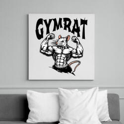 printfashion Gymrat - Vászonkép - Fehér (14156495)