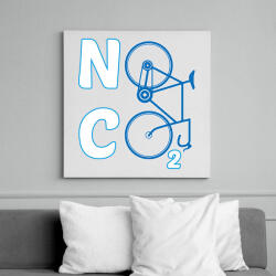 printfashion No CO2 - Vászonkép - Fehér (13716351)