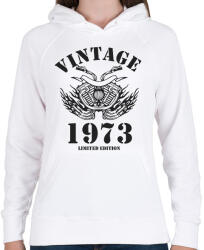 printfashion 1973 - Női kapucnis pulóver - Fehér (6215575)