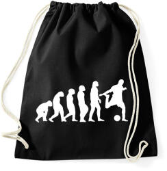 printfashion Foci Evolúció - Sportzsák, Tornazsák - Fekete (2350537)