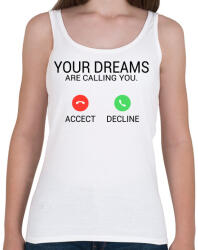printfashion Dream - Női atléta - Fehér (385334)