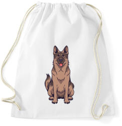 printfashion Németjuhász - Sportzsák, Tornazsák - Fehér (5224659)