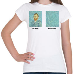printfashion Van Gogh - nincs Gogh - Női póló - Fehér (16183277)