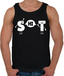 printfashion HI - Férfi atléta - Fekete (260751)
