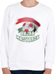 printfashion Hajrá magyarok - Gyerek pulóver - Fehér (14674684)