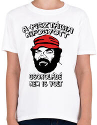 printfashion Bud Spencer 01 - Gyerek póló - Fehér (12962775)