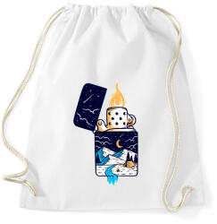 printfashion Gyújtó - Sportzsák, Tornazsák - Fehér (5191869)
