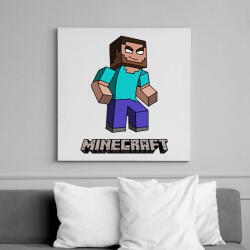 printfashion Minecraft - Herobrine - Vászonkép - Fehér (6631214)