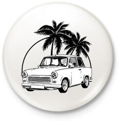 printfashion trabant - Kitűző, hűtőmágnes - Fehér (11593546)