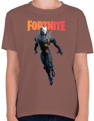 printfashion Omega Fortnite - Gyerek póló - Mogyoróbarna (2439605)