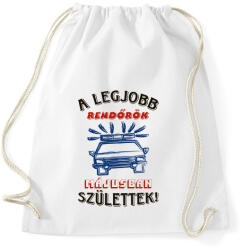 printfashion Rendőr szülinapja május színes - Sportzsák, Tornazsák - Fehér (5719340)