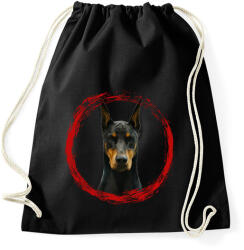 printfashion dobi kutyus - férfi - Sportzsák, Tornazsák - Fekete (15314926)