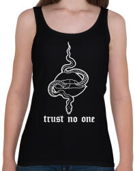printfashion Trust no one - Női atléta - Fekete (16759621)