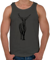 printfashion Élővilág - Férfi atléta - Sötétszürke (126769)