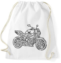 printfashion Yamaha XJ6 - Sportzsák, Tornazsák - Fehér (4983674)