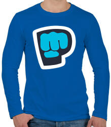 printfashion PewDiePie - Férfi hosszú ujjú póló - Királykék (1493829)