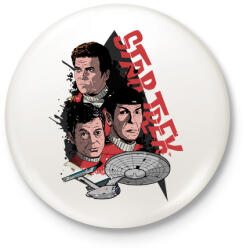 printfashion Star Trek - Kitűző, hűtőmágnes - Fehér (3087475)