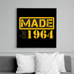 printfashion 1964 - Vászonkép - Fekete (12789230)