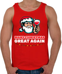printfashion MAKE CHRISTMAS GREAT AGAIN 2 - Férfi atléta - Piros (10821194)