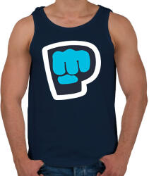 printfashion PewDiePie - Férfi atléta - Sötétkék (1493805)