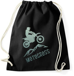printfashion Motocross - Sportzsák, Tornazsák - Fekete (4227258)