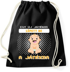 printfashion Egy új játékos - Sportzsák, Tornazsák - Fekete (13725164)