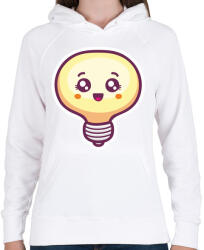 printfashion cukisagok-002 - Női kapucnis pulóver - Fehér (5335747)