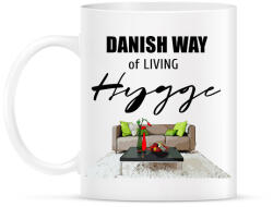 printfashion danish way of living hygge - Bögre - Fehér (1875694)