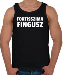 printfashion FORTISSZIMA FINGUSZ - Férfi atléta - Fekete (10432575)