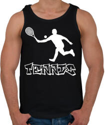 printfashion tenisz - Férfi atléta - Fekete (7536751)