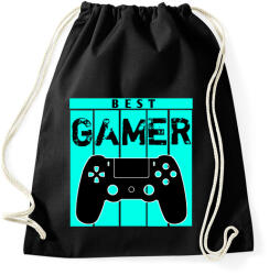 printfashion Gamer - Sportzsák, Tornazsák - Fekete (4227791)