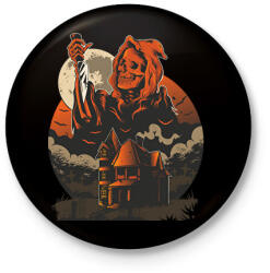 printfashion Halloween night - Kitűző, hűtőmágnes - Fekete (16768312)