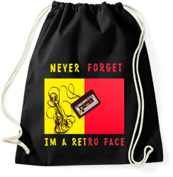 printfashion never forget2 - Sportzsák, Tornazsák - Fekete (1710932)
