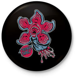 printfashion Stranger Things - Kitűző, hűtőmágnes - Fekete (3267058)