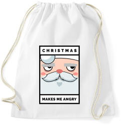 printfashion Mérges Télapó - Sportzsák, Tornazsák - Fehér (10147762)